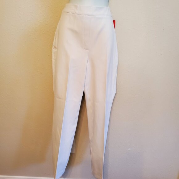 Spanx Classic White Silver. Linings Slim Strait Pants Size L/12. - Picture 3 of 12